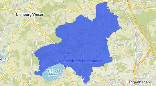 Bodenrichtwertkarte Neustadt am R&uuml;benberge